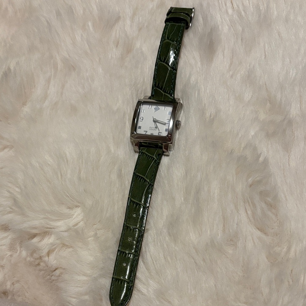 Silpada Green Leather Watch